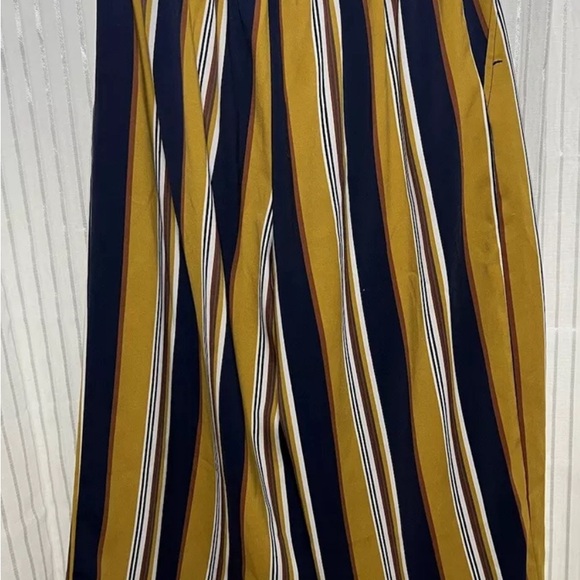 “Trafaluc Collection” Zara Striped Tie Front Elastic Waist Pockets SZ (M) - Picture 2 of 7